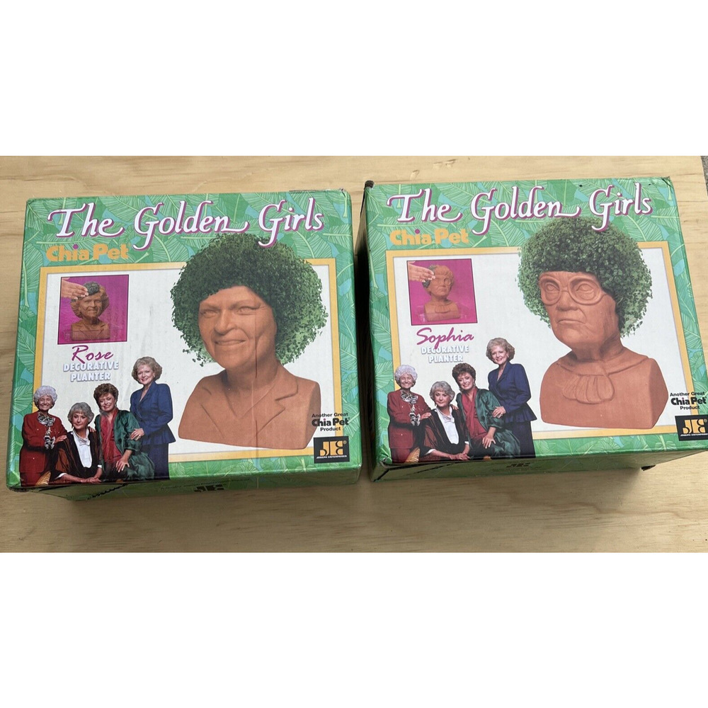 The Golden Girls Chia Pet Rose And Sophia
